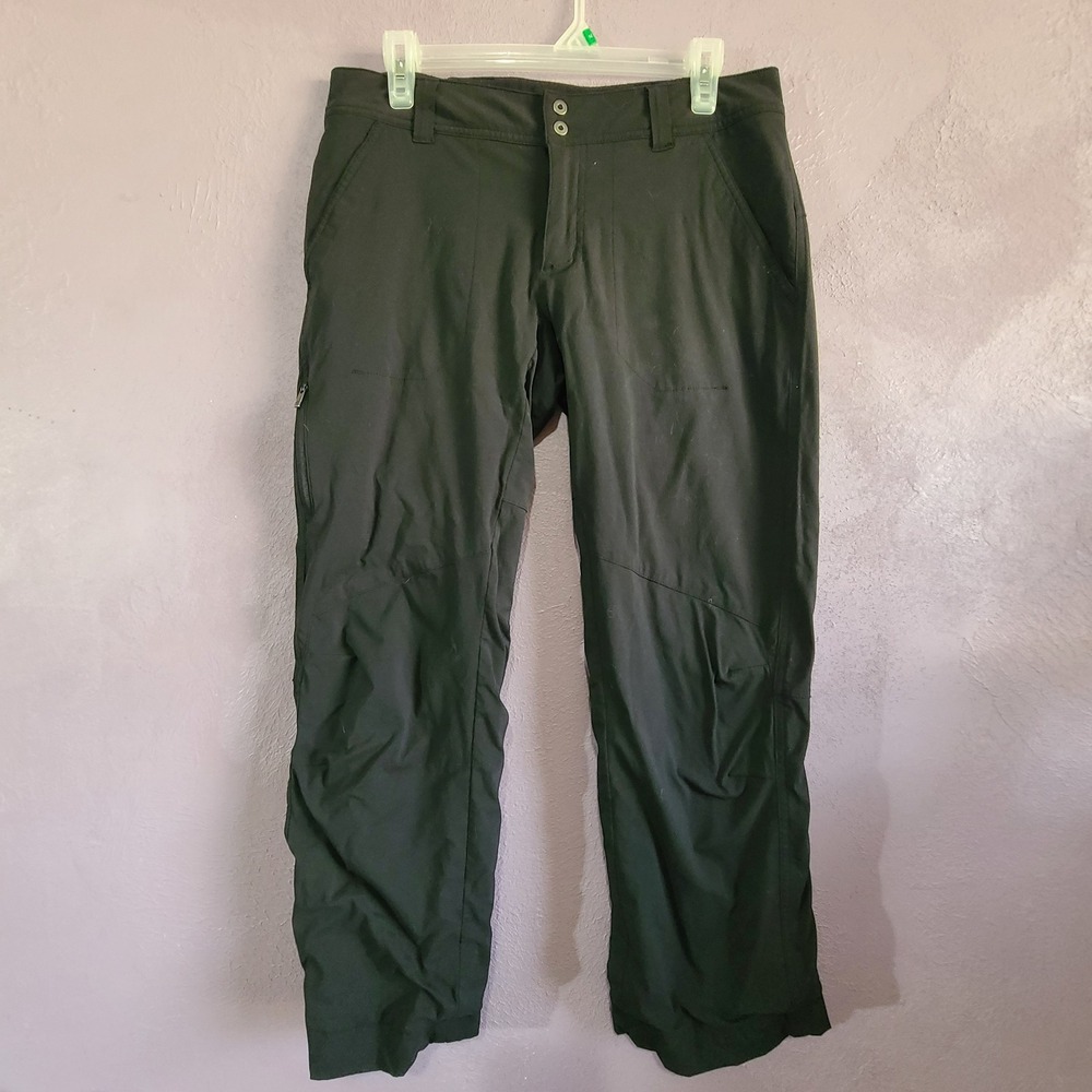 Columbia Ski Snow Hiking Pants Women 8 Regular Black Omni-Heat Thermal Repellent
